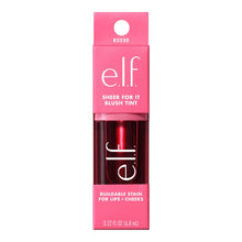 e.l.f. Sheer For It Blush Tint - Left on Red